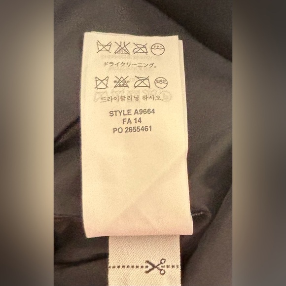 J.CREW $128 Striped 100% Wool Pockets Lined Pencil Skirt 2 Navy Gray 0717 - Picture 4 of 7